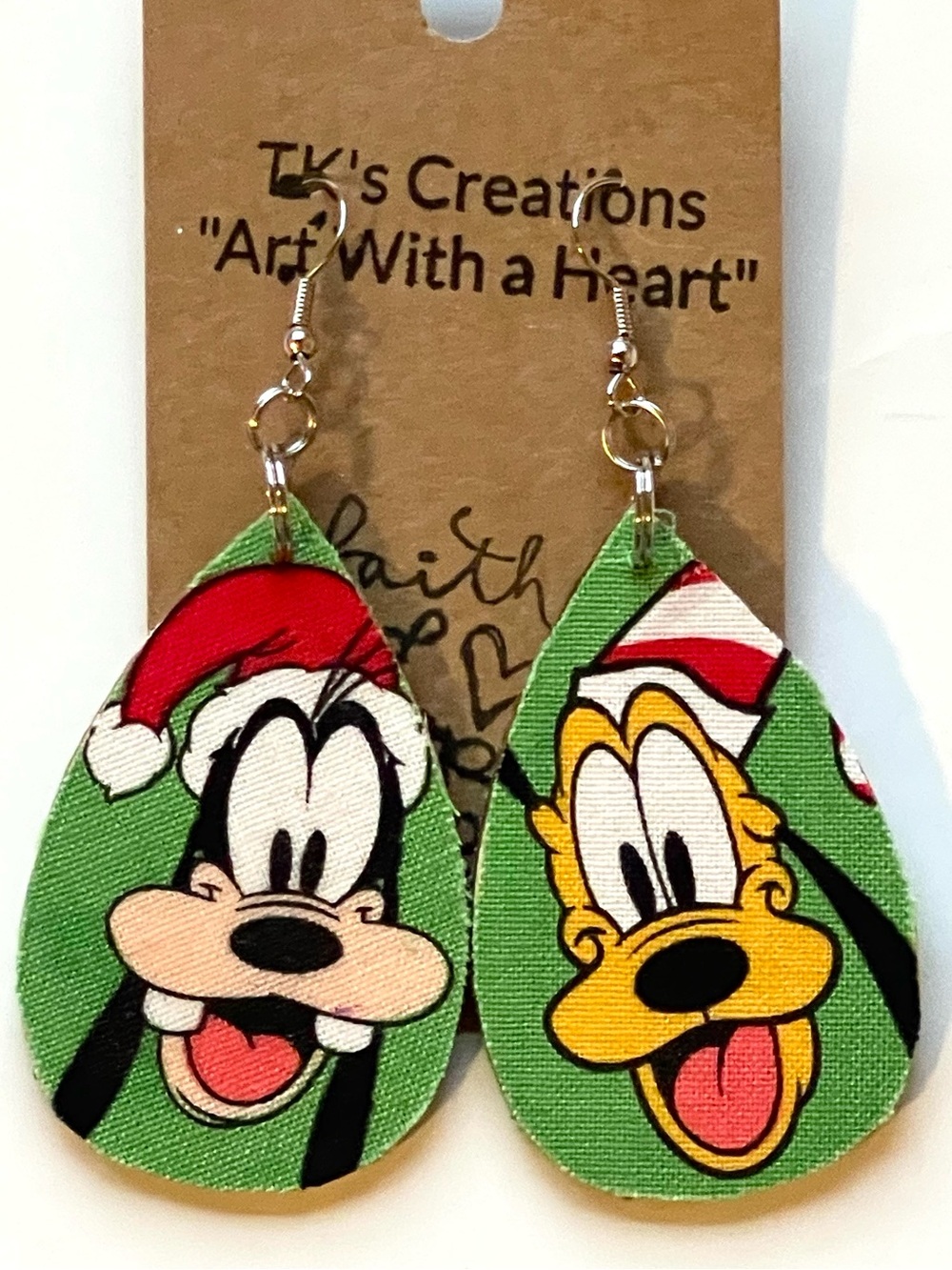 Disney Reversible Holiday Character Teardrop Earrings